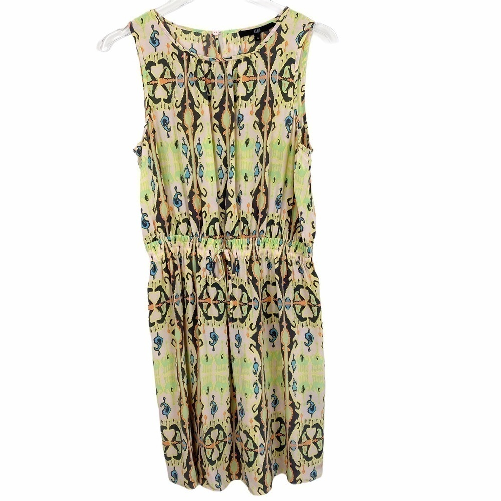 Tibi New York Silk Layla Ikat Dress Size 4